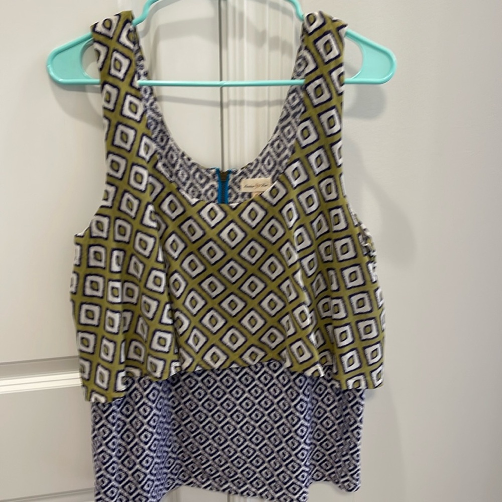Anthropologie Meadow Rue top sz L